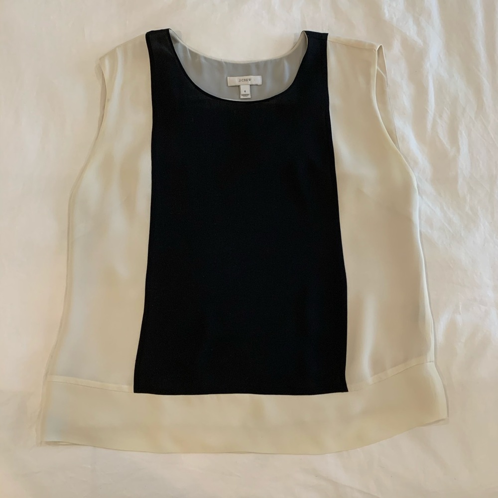 J crew silk tank